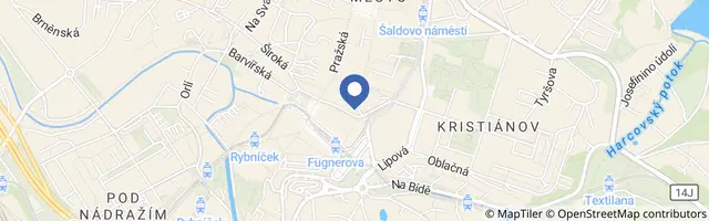 Mapa - Mercuria Laser Game – Liberec