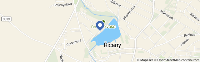 Mapa - Lávka přes Mlýnský rybník