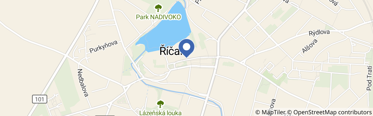 Mapa - Kouzelná zahrada Husovy knihovny