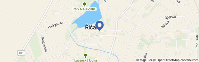 Mapa - Kouzelná zahrada Husovy knihovny