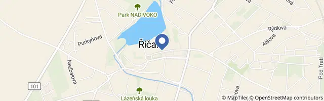 Mapa - Kouzelná zahrada Husovy knihovny