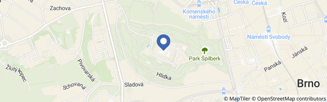Mapa - Světelný hrad Brno