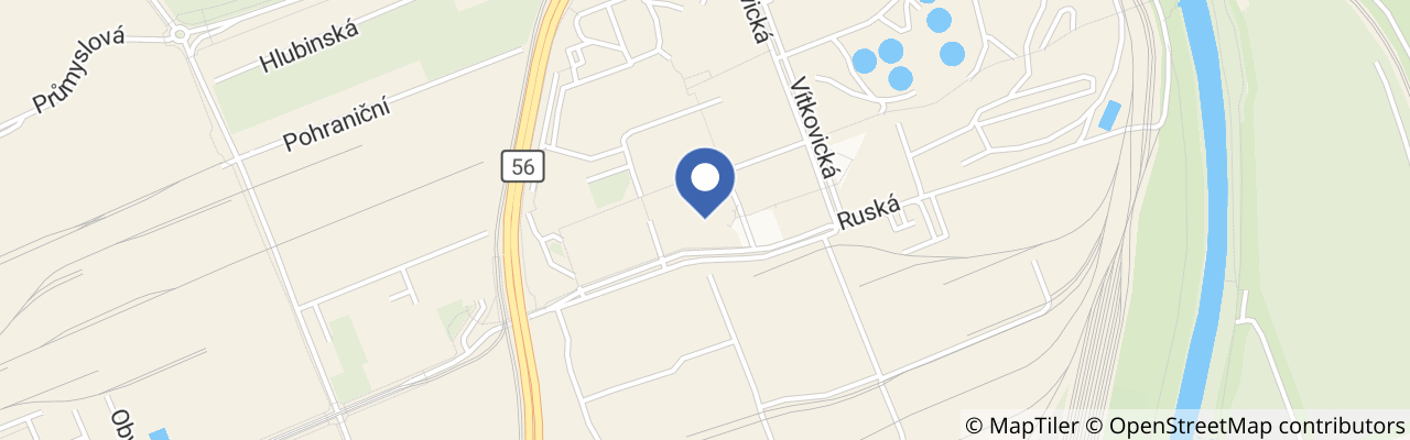 Mapa - Světelný vesmír Ostrava