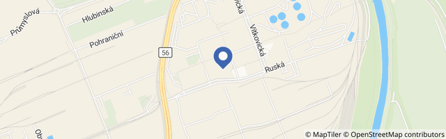 Mapa - Světelný vesmír Ostrava