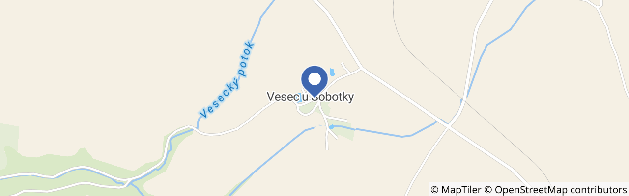 Mapa - Chalupa Vesec