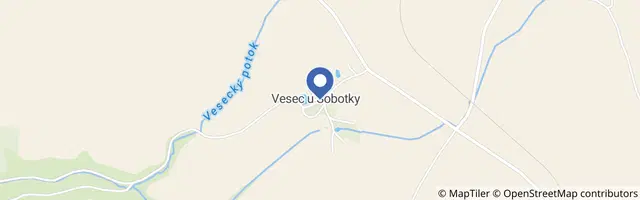 Mapa - Chalupa Vesec