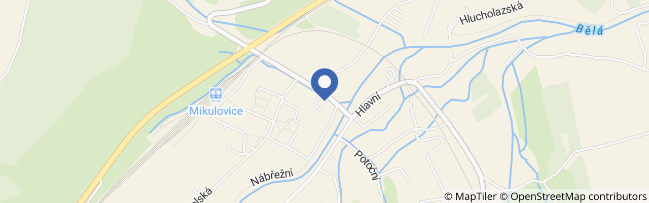 Mapa - Charlieho městečko