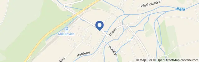 Mapa - Charlieho městečko