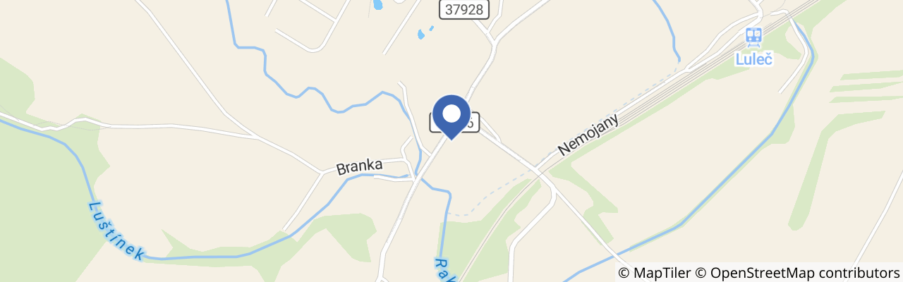 Mapa - Penzion malá farma