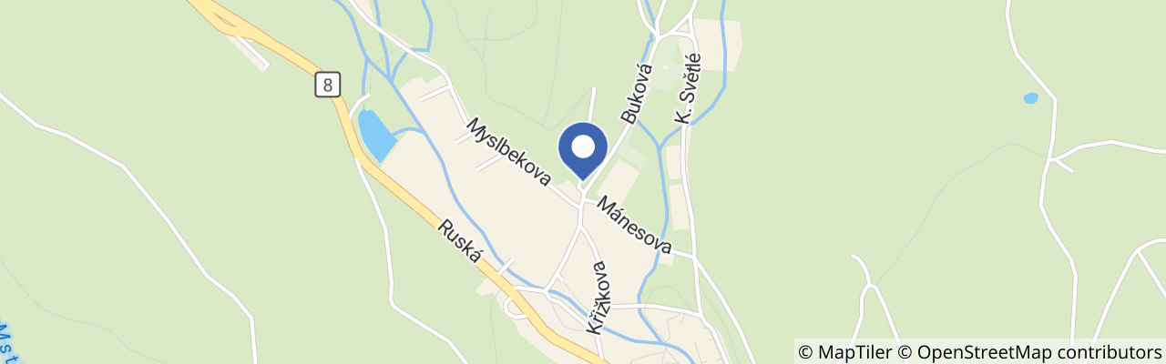 Mapa - Naučná stezka Paraplíčko