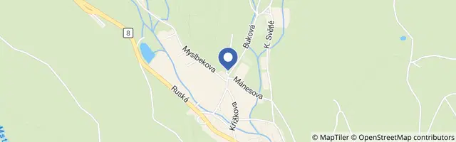 Mapa - Naučná stezka Paraplíčko