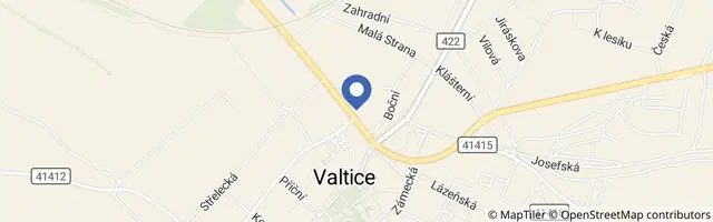 Mapa - Hotel Besední Dům Valtice