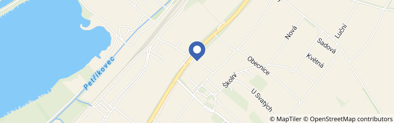 Mapa - Hotel U Racka