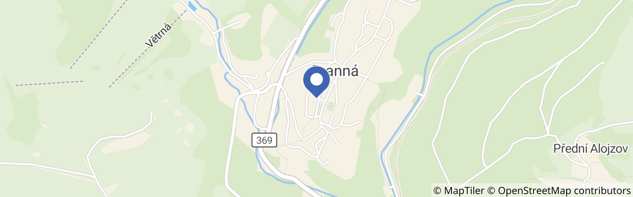 Mapa - Kolštejn wellness centrum