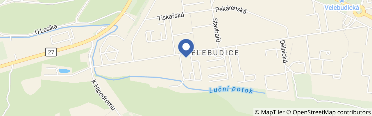 Mapa - Jezero Matylda