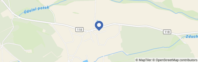 Mapa - Penzion Jezerná