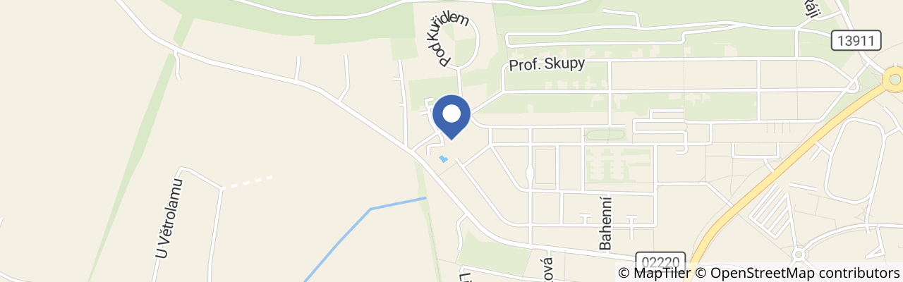 Mapa - Hotel resort Lovecká bašta Strakonice