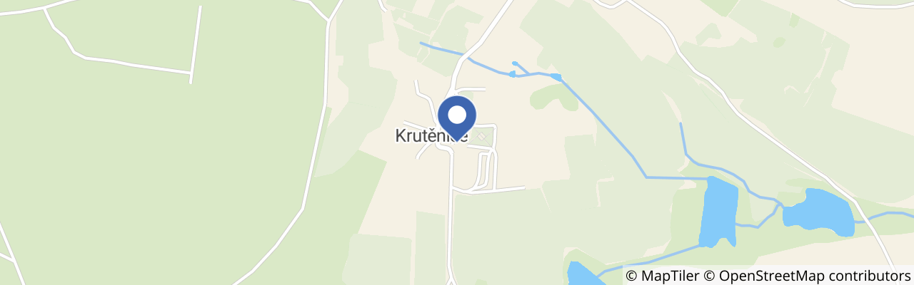 Mapa - Hotelový a jezdecký areál Dvůr Krutěnice