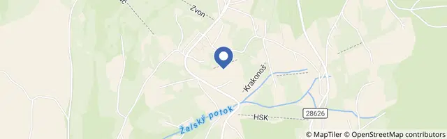 Mapa - apartmány Šnek