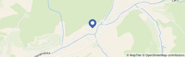 Mapa - Hotel a restaurace U Vychopňů