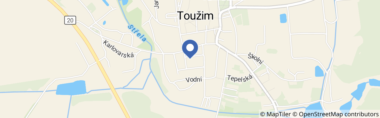 Mapa - Penzion U Vladaře