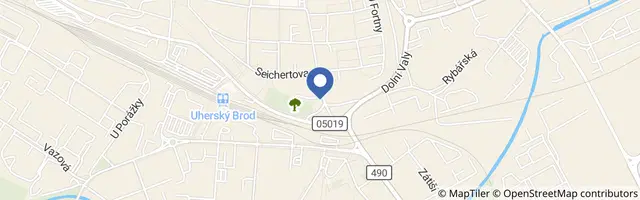 Mapa - Hotel U Brány