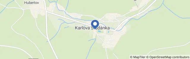 Mapa - Hotel Džbán