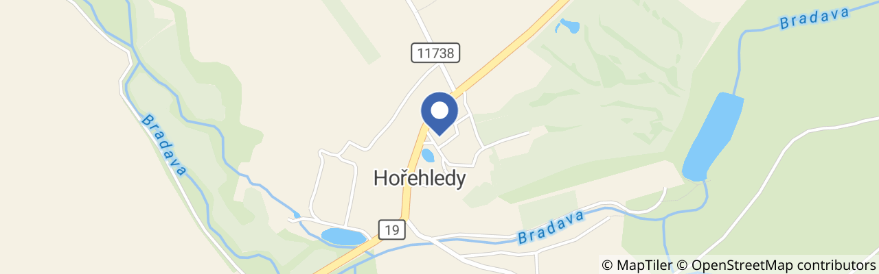 Mapa - Hotel Pod Kokšínem