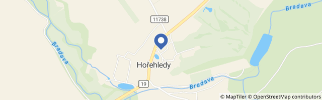 Mapa - Hotel Pod Kokšínem