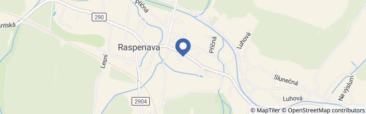 Mapa - Hotel Zámeček Raspenava