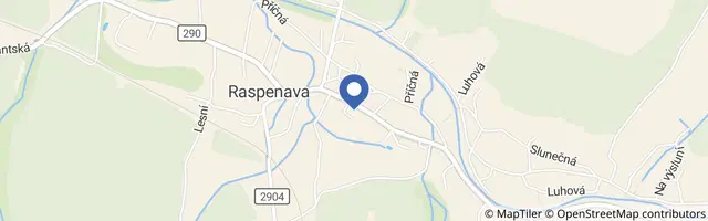 Mapa - Hotel Zámeček Raspenava