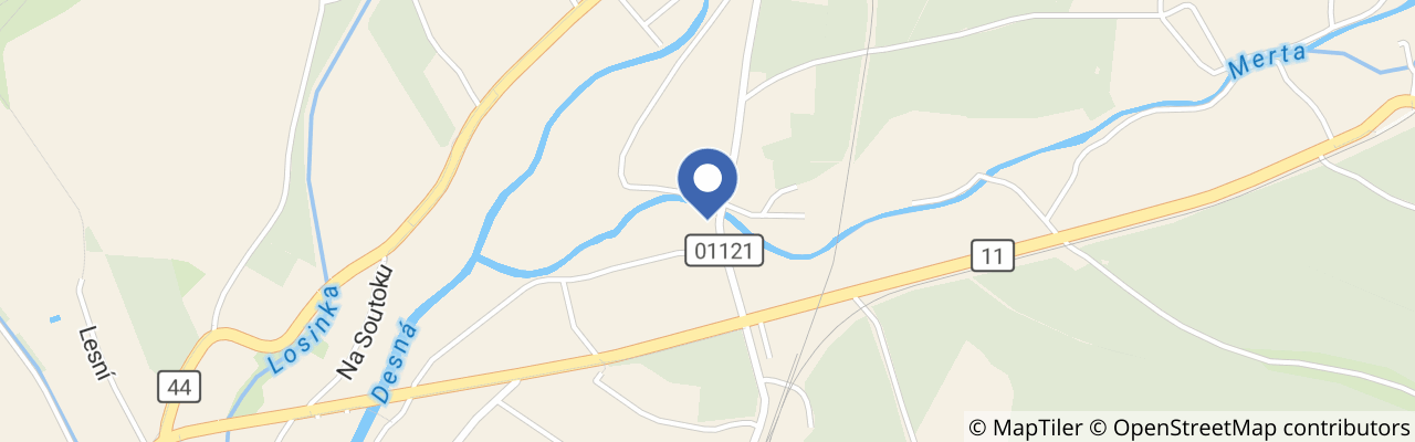 Mapa - Penzion Peterka