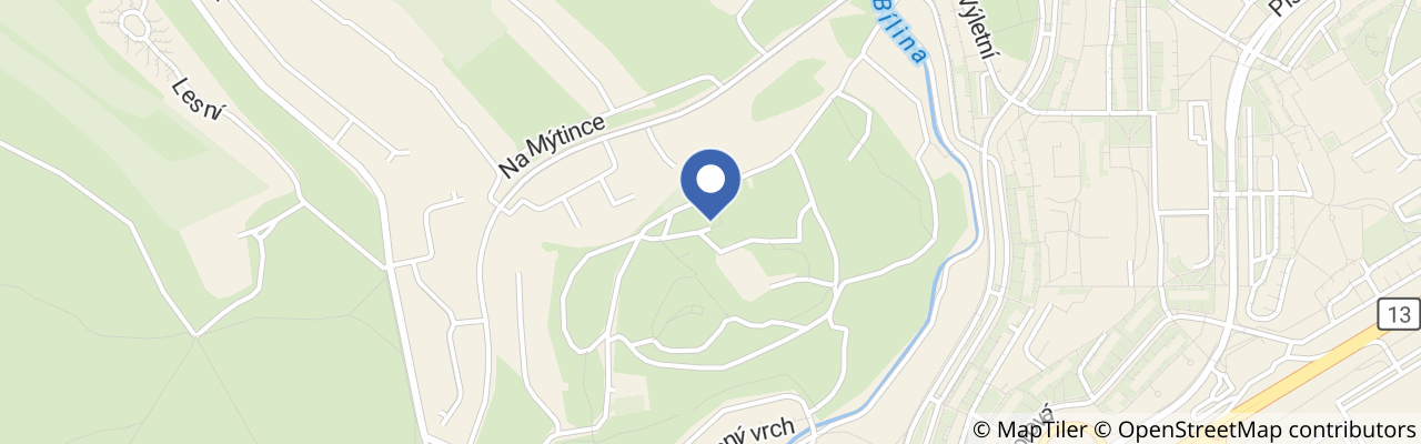 Mapa - Hotel Kamenný vrch