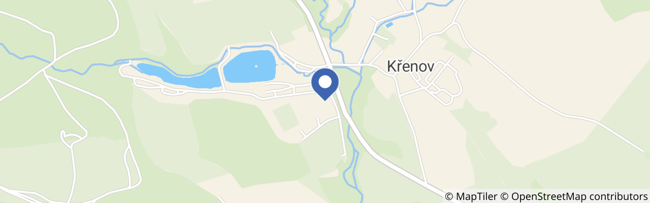 Mapa - Penzion Krumlovské rozcestí