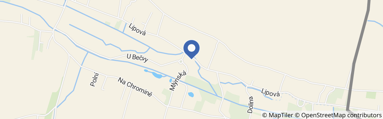 Mapa - Hostinec a penzion U sv. Mikuláše