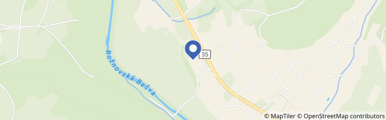 Mapa - Pension U Blinků