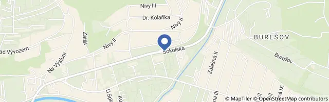 Mapa - Penzion Sokolská