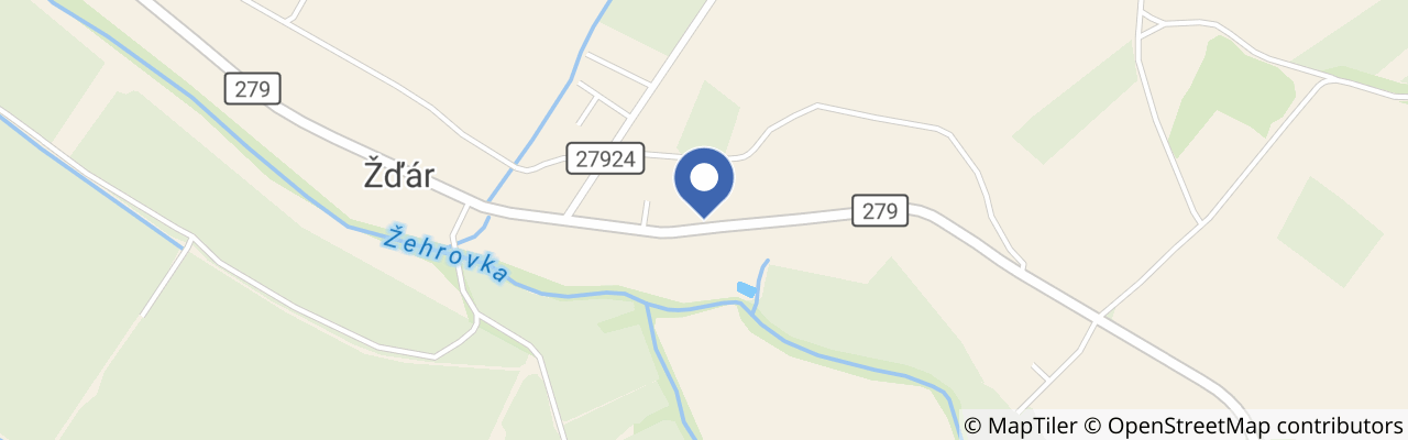 Mapa - Penzion U Kašpárků