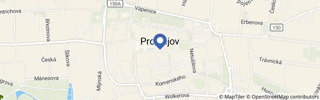 Mapa - Muzeum a galerie Prostějov