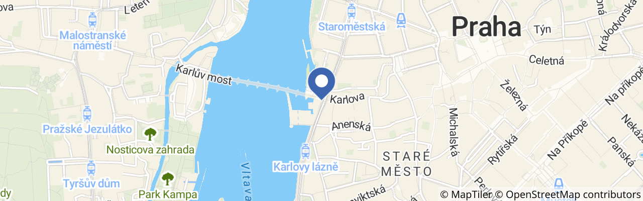 Mapa - Story of Prague