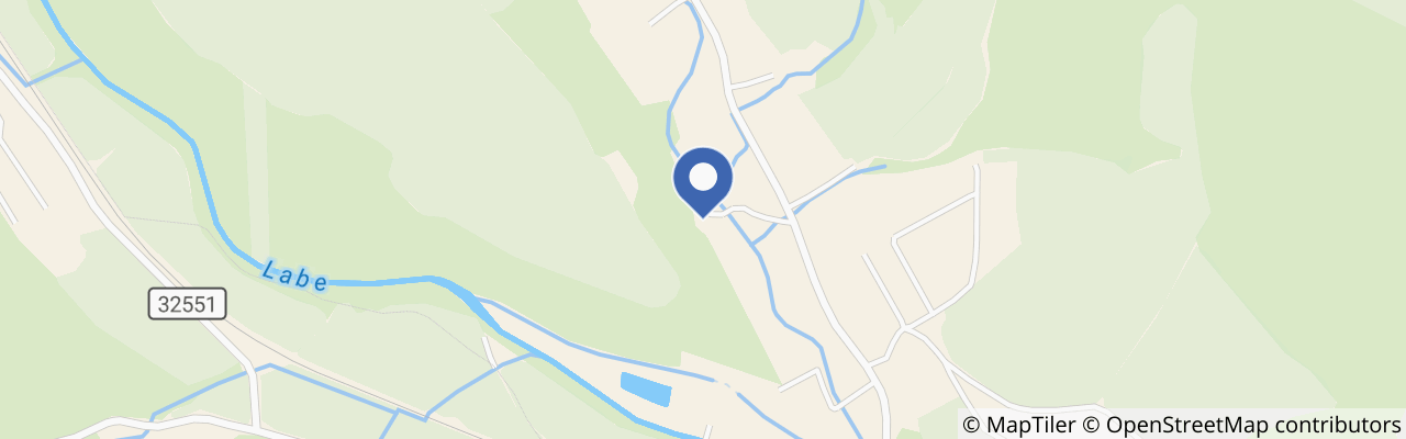 Mapa - Malé Labe - klidné ubytování v Krkonoších s terasou