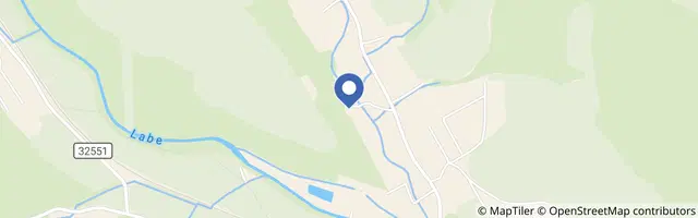 Mapa - Malé Labe - klidné ubytování v Krkonoších s terasou
