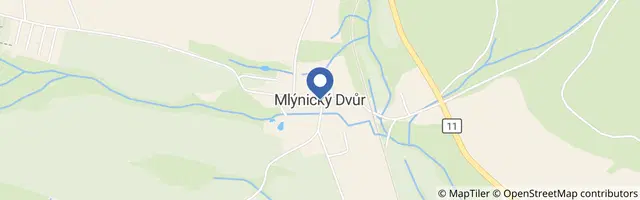 Mapa - Pobyt na Mlýně