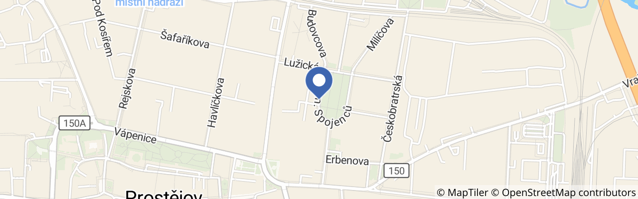 Mapa - Workoutové hřiště a fitness