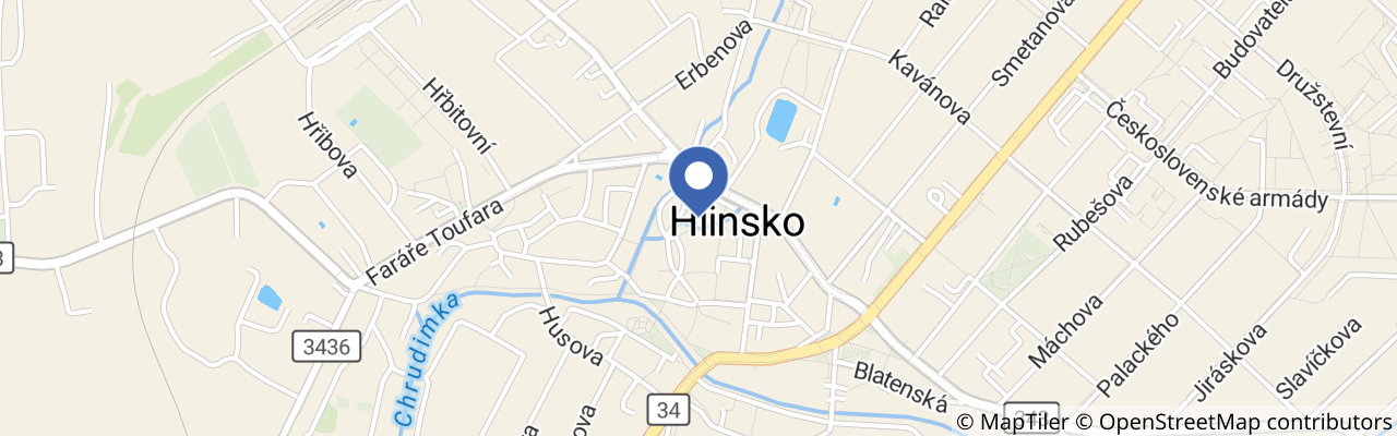 Mapa - Penzion Betlém