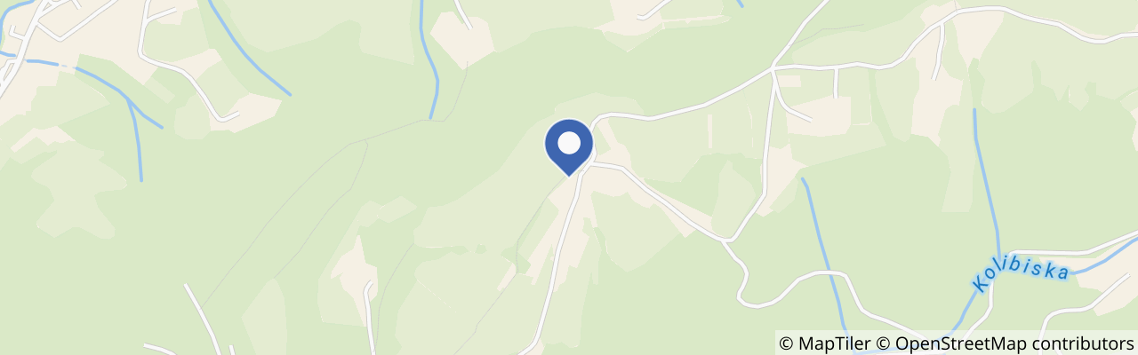 Mapa - Dvojchalupa na Valašsku