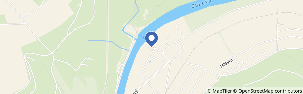 Mapa - Hotel Kormorán