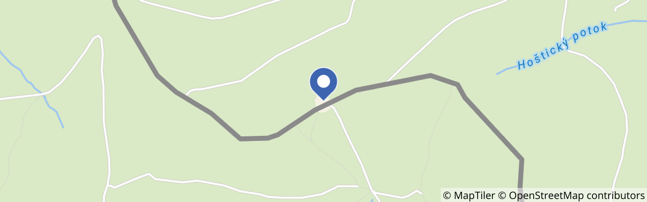 Mapa - Borůvková hora