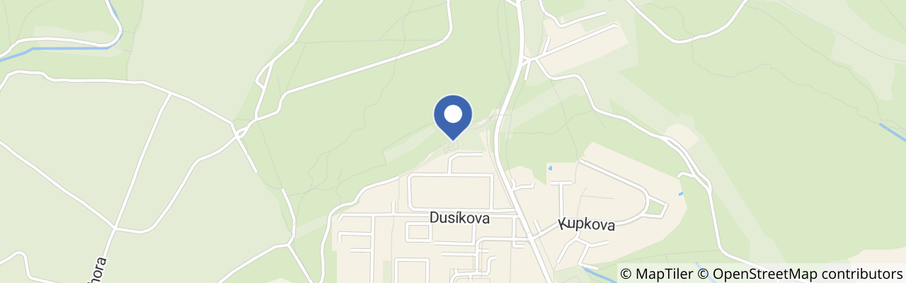 Mapa - Pumptrack Dusíkova