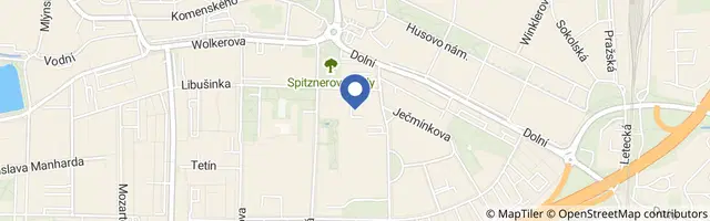 Mapa - Dětské hřiště Studentská